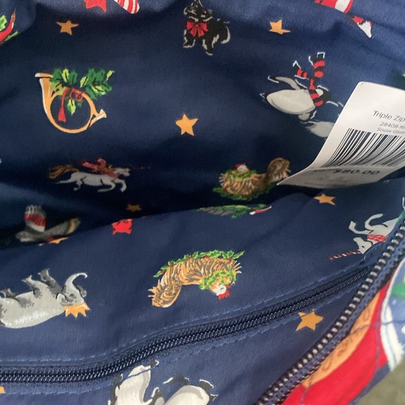 Vera Bradley Triple Zip Hipster Crossbody Bag in Christmas Snow Globe Print - Picture 4 of 7